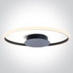 LED griestu gaismeklis One Light Decorative 63154B/B/W, 20W, 3000K, 1400lm DIM, 33x44cm, IP20