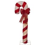 LED Ziemassvētku āra dekorācija Star Trading CandyCane, 120cm, 50LED, 3200K, 108lm, IP44