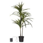 LED dekorācija palma Star Trading Decorative Tree Bali, 90cm, 50LED, WW, IP20, 3xAA, ar taimeri