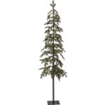 Āra mākslīgā egle ar LED gaismām Star Trading Grantorp, 1.5m, 240LED, WW, IP44