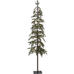 Āra mākslīgā egle ar LED gaismām Star Trading Grantorp, 1.5m, 240LED, WW, IP44