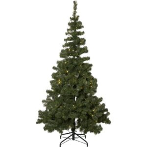 Āra mākslīgā egle ar LED gaismām Star Trading Ottawa, 1,8m, 350LED, WW, IP44