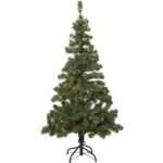 Āra mākslīgā egle ar LED gaismām Star Trading Ottawa, 1,5m, 250LED, WW, IP44
