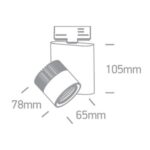 LED sliedes gaismeklis 3F One Light The COB Dark Light Range 65610AT/W/C, 10W, 800lm, 4000K, IP20
