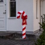 LED Ziemassvētku āra dekorācija Star Trading CandyCane, 120cm, 50LED, 3200K, 108lm, IP44