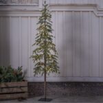 Āra mākslīgā egle ar LED gaismām Star Trading Grantorp, 1.5m, 240LED, WW, IP44