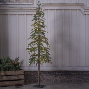 Āra mākslīgā egle ar LED gaismām Star Trading Grantorp, 1.5m, 240LED, WW, IP44