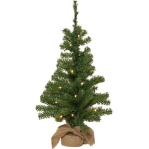 Mākslīgā eglīte ar LED gaismām Star Trading Toppy, 60cm, 20LED, WW, IP20, 3xAA, ar taimeri
