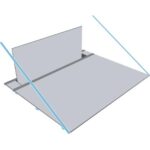 Dekoratīvo uzliku komplekts stikla tvaika nosūcējam un virsmai Neff Flex Design ZZ9302GLDY0, 66.7cm