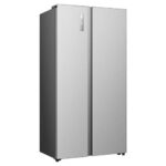 Ledusskapis ar saldētavu Hisense RS3P538NAIE side-by-side, 179×91.1cm, Total NoFrost, SuperFrost, Inox
