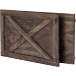 Dekoratīva koka kaste Ziemassvētku eglei Star Trading Accessory Woody, 45x44.5x25cm, Priede