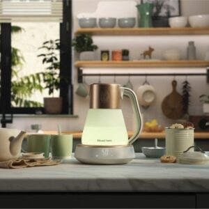 Elektriskā tējkanna ar regulējamu temp. Russell Hobbs Calm Quiet Boil, 2400W, 1.7l, 40-100℃, RGB