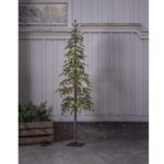 Āra mākslīgā egle ar LED gaismām Star Trading Grantorp, 1.5m, 240LED, WW, IP44