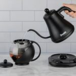 Elektriskā tējkanna ar regulējamu temp. Dualit Pour Over Kettle 72961 Black, 1100W, 0.8l, 38-100 °C