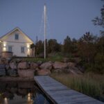 LED gaismas virtene karoga mastam Star Trading Shiny WW, 10x12m, 500LED, 578lm, 2700K, IP44, ar taimeri, Dimmejama