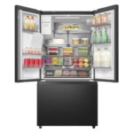 Ledusskapis ar saldētavu Hisense PureFlat French Door RF793N4SAFE, 179x91.4cm, 612l, NoFrost, SuperFrost