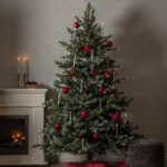 LED gaismas virtene Ziemassvētku sveces Star Trading Flamme, 7.5m, 16LED, WW, IP20, 3xAA, ar taimeri