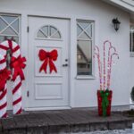 LED Ziemassvētku āra dekorācija Star Trading CandyCane, 120cm, 50LED, 3200K, 108lm, IP44