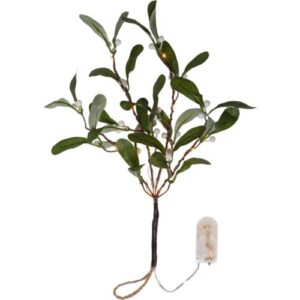 LED dekorācija āmulis Star Trading Twig Mistel, 35cm, 10LED, 2x2032, ar taimeri, IP20