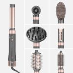 Matu veidotājs GA.MA Italy UNIQ VIBRANCE, 1500W, 8-in-1, 470g, Tourmaline Ion, ar piederumiem