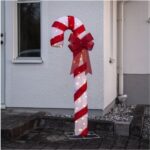 LED Ziemassvētku āra dekorācija Star Trading CandyCane, 150cm, 76LED, 3200K, 110lm, IP44