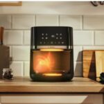 Karstā gaisa friteris Bosch Serie 4 MAFS2462B, 2050W, 6.1l, 9prog., Melns/Sudraba