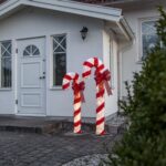 LED Ziemassvētku āra dekorācija Star Trading CandyCane, 150cm, 76LED, 3200K, 110lm, IP44