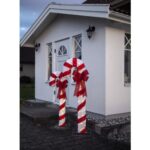 LED Ziemassvētku āra dekorācija Star Trading CandyCane, 150cm, 76LED, 3200K, 110lm, IP44
