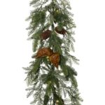 LED āra mākslīgās skujas Star Trading Mixi, 280x20cm, 30LED, WW, 3xAA, ar taimeri, IP44