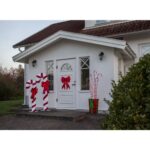 LED Ziemassvētku āra dekorācija Star Trading CandyCane, 150cm, 76LED, 3200K, 110lm, IP44