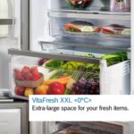 Ledusskapis ar saldētavu Bosch Serie 6 French Door KFI96AXEA 183×90.5cm, Inox Black Steel