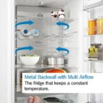 Ledusskapis ar saldētavu Bosch Serie 6 French Door KFI96AXEA 183×90.5cm, Inox Black Steel