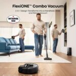 Putekļu sūcējs Robots Eufy 3-in-1 E20 T2070G10, 8000/30000Pa, LiDAR, FlexiONE™