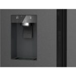 Ledusskapis ar saldētavu Bosch Serie 6 French Door KFI96AXEA 183×90.5cm, Inox Black Steel