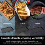 Elektriskais grils Ninja Sizzle Pro XL Grill & Flat Plate GX101EU, 1800W, 120-260 °C, 1550 cm², ProTemp IQ