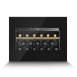 Iebūvējams vīna skapis Caso WineDeluxe WD 17, 59.5x45.5cm, 17 pudelēm, 1 zona, UV, ar aplikāciju