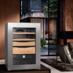Cigāru uzglabāšanas skapis Liebherr ZKes 453 Humidor, 61.2x42.5cm, 16-20°C, 68-75%, SmartSteel/Cedar wood