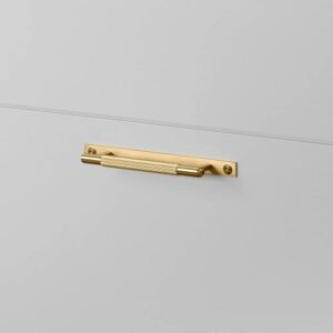 Mēbeļu rokturis Buster + Punch London PULL BAR / PLATE / LINEAR / BRASS, GPB-05301, 15cm