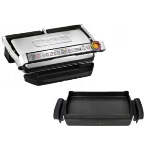 Elektriskais grils Tefal Optigrill+ XL + Snacking&Baking, 2000W, 40x20cm, 800cm², 9prog., ar autom. sensoru