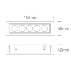 LED griestu gaismeklis One Light The Dark Light Ceiling Lights Alu, 138mm, 12W, 840lm, 3000K, IP20 LED griestu gaismeklis One Light The Dark Light Ceiling Lights Alu, 138mm, 12W, 840lm, 3000K, IP20