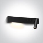LED sienas gaismeklis One Light Bedroom Reading Spots 65146A/B/W, 30cm, 3/6W, 150/420lm, 3000K, IP20