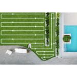 Zāles pļāvējs robots Ecovacs GOAT A1600 LiDAR PRO EU, 32V, 3Ah, Dual-LiDAR, TruEdge Trimmer, ar 2 pļaušanas blokiem