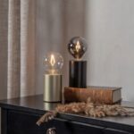 Galda lampa dekoratīvajai spuldzei Star Trading E14 Tiny, 10cm, Max. 25W, IP20, ar slēdzi