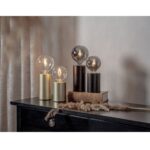 Galda lampa dekoratīvajai spuldzei Star Trading E14 Tiny, 10cm, Max. 25W, IP20, ar slēdzi