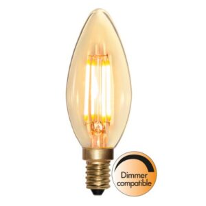 LED spuldze Star Trading E14 C35 Soft Glow, 3.2W, 250lm, 2100K, IP20, dimmējama