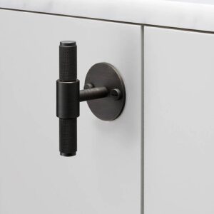 Mēbeļu rokturis Buster + Punch London T-BAR / PLATE / CROSS / SMOKED BRONZE, UTB-454023