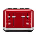 Grauzdiņu tosteris KitchenAid 4-slice 5KMT4109EER Empire Red, 1960W, ar manuālu vadību
