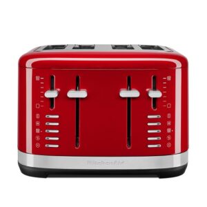 Grauzdiņu tosteris KitchenAid 4-slice 5KMT4109EER Empire Red, 1960W, ar manuālu vadību