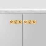 Mēbeļu rokturis Buster + Punch London FURNITURE KNOB / PLATE/ LINEAR / BRASS, UFK-054563