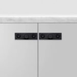 Mēbeļu rokturis Buster + Punch London FURNITURE KNOB / PLATE/ LINEAR / BLACK, UFK-024025